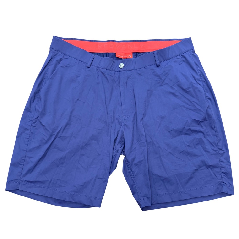 Redvanly Golf Shorts Mens XL Blue Performance Stretch Athletic Activewear 8.5"